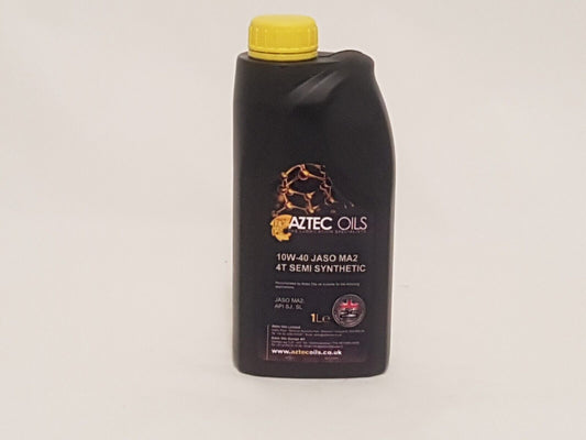 Super T4 10w/40 Semi- Synthetic Motorcycle Engine Oil Meets JASO MA2 Spec. 1Ltr