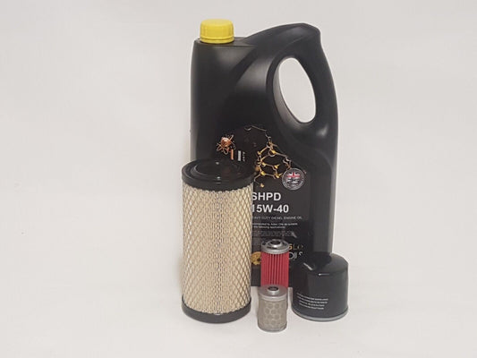 Filter/Oil Service Kit Suits Yanmar B15-3, B18-3  w/Yanmar 3 NE68 Eng. YR. 2004