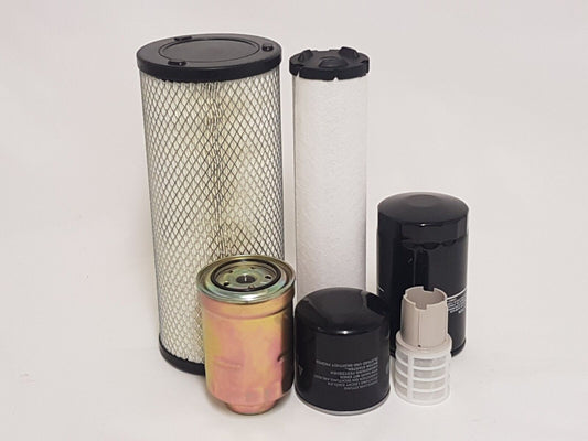Filter/Oil Service Kit Suits Kubota KX080-4A w/Kubota V3307-CR-TE4 Eng.